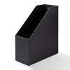 Rössler S.O.H.O. Porte-revues A4 avec poignée Noir - Organisation Élégante pour Bureau et Maison