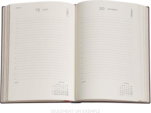 Lot Agenda Civil 2026 Midi 1 Jour par Page + Index Adhésif Blumie