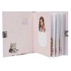 TOPModel Journal Intime avec Cadenas Cœur - Violet, Chat, 192 Pages Lignées
