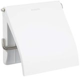 Brabantia Porte-Rouleau WC Écru - Acier Inoxydable Anti-Corrosion - Design Pratique et Élégant