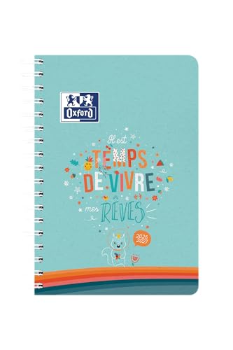 Agenda Oxford Season 12x18cm - 1 Jour par Page, 320 Pages, Septembre 2026 - Septembre 2027
