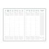 Agenda LECAS Civil Classique 2026 - Semainier 16x24 cm, Couverture Souple Noire Amovible