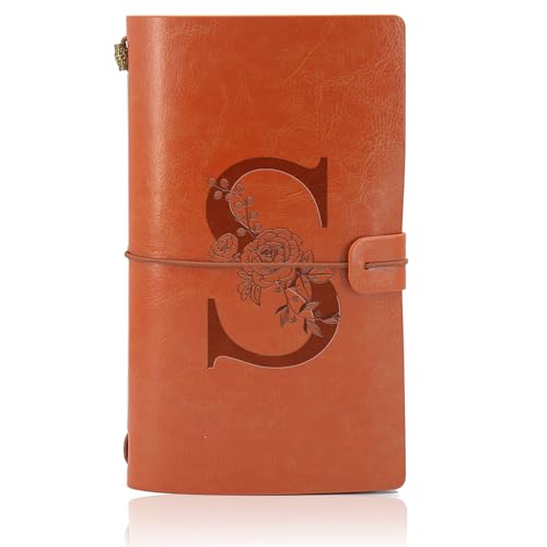 Carnet de Voyage Vintage en Cuir PU - Journal Intime Rechargeable A5, Idée Cadeau Polyvalent