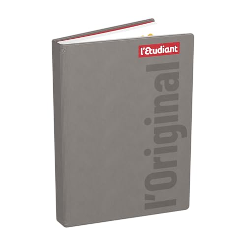 Agenda Scolaire 2025-2026 L'Etudiant Original - Journalier, Couverture Ouatinée Taupe 15x21cm