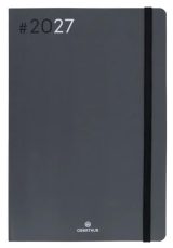 Agenda Semainier OBERTHUR 25 NEO FLEX 16x24 cm - Bleu - Bilingue - Janvier 2027 à Décembre 2027