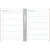 Q Kalon Agenda 2026 A5 : 1 Jour par Page, Multilingue (FR, ANG, ESP, ALL), Reliure Anneaux, Design Protecteur