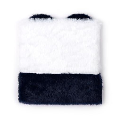 Cahier Panda Fluffy - Couverture Peluche Douce - Idéal pour Notes et Dessins