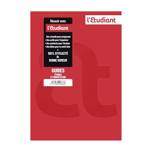Agenda Scolaire 2025-2026 Journalier L'Etudiant - Couverture ouatinée Rouge 15x21cm