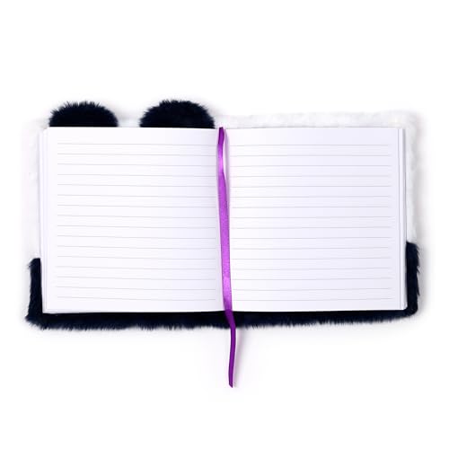 Cahier Panda Fluffy - Couverture Peluche Douce - Idéal pour Notes et Dessins