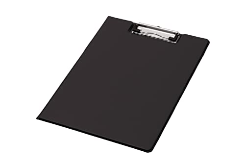 Q Connect Porte-bloc A4 PVC Noir avec Poches - Organisation et Praticité