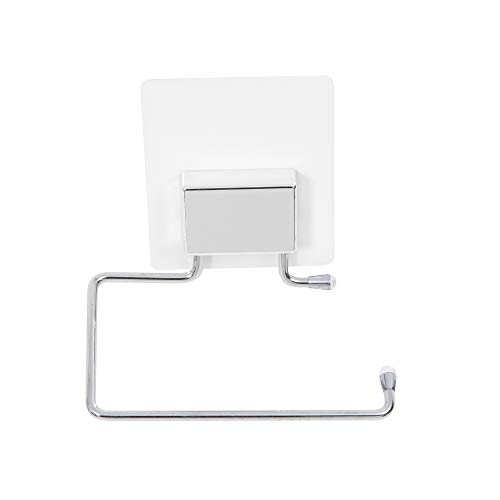 Compactor BESTLOCK Magic Bath : Porte-Papier Toilette Adhésif Chrome, Installation Facile Sans Percage
