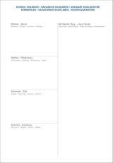 Agenda Ministre 2026 Semainier Vert Recyclé 16x24cm Multilingue - Fabrication Française