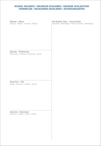 Agenda Ministre 2026 Semainier Vert Recyclé 16x24cm Multilingue - Fabrication Française