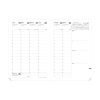 Agenda Ministre 2026 - Semainier Club Marron 16x24cm - Clairefontaine