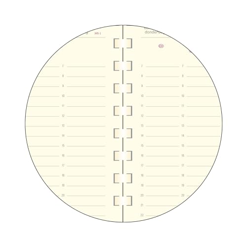 Agenda Semainier de Poche Exacompta Eurotime 13S Duo Kaa Spiralé 9x13 cm - Janvier à Décembre 2026 - Terracotta