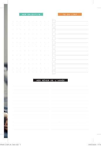 Agenda Scolaire 2024-2025 MARTY EARLY Tatouage - Journalier 12x17cm, Couverture Semi-Rigide