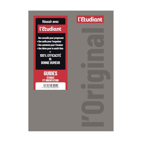 Agenda Scolaire 2025-2026 L'Etudiant Original - Journalier, Couverture Ouatinée Taupe 15x21cm