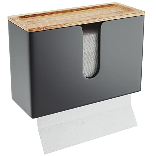 Distributeur Essuie-Mains Mural Design Élégant | Nature Supplies | Rechargeable, Compatible Pliages V/C