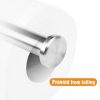 HITSLAM Porte Papier Toilette Mural en Acier Inoxydable Brossé - Design Moderne et Robuste pour Salle de Bain et WC