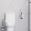 Ibergrif MK34052B : Porte-Papier Toilette Mural Autocollant en Acier Inoxydable 304 - Finition Noir Élégante