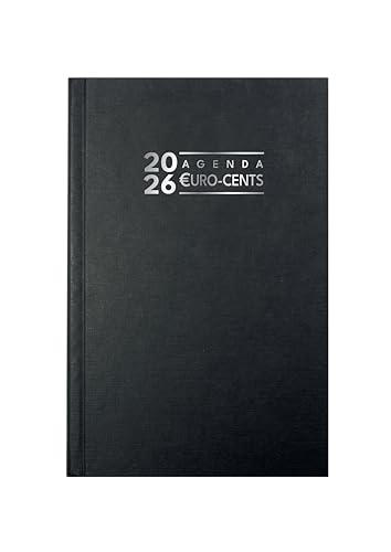 Agenda Journalier Bureau Euro et Cents 2026 - Exacompta 13,5 x 21 cm