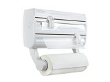 Leifheit Parat F2 ComfortLine : Organisateur Mural Polyvalent pour Rouleaux de Cuisine et Épices