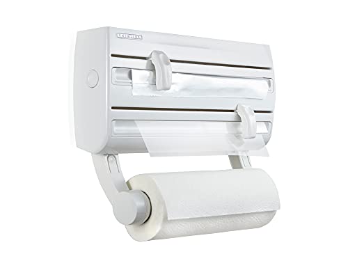 Leifheit Parat F2 ComfortLine : Organisateur Mural Polyvalent pour Rouleaux de Cuisine et Épices