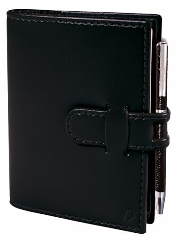 Agenda Quo Vadis 2026 Prestige Semainier Horizontal Soho Noir - Format Mini 7x10cm