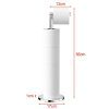 Porte Papier Toilette sur Pied en Acier Inoxydable - Design Élégant et Pratique pour Salle de Bain et Cuisine