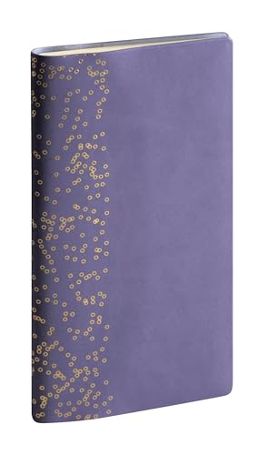 Agenda Semainier de Poche Exacompta Eurotime 16 Amélie 2026 - Format 8,5 x 16 cm - Finition Synthétique Effet Cuir Lisse