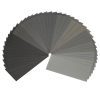 STEBRUAM Papier de Verre Abrasif - Lot de 42 Feuilles pour Polissage Bois, Métal, Voiture - Grains de 120 à 3000