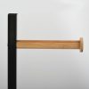 Spirella ALVAR : Porte-Rouleau WC sur Pied Design Acier & Bambou, Rangement 4 Rouleaux, Noir