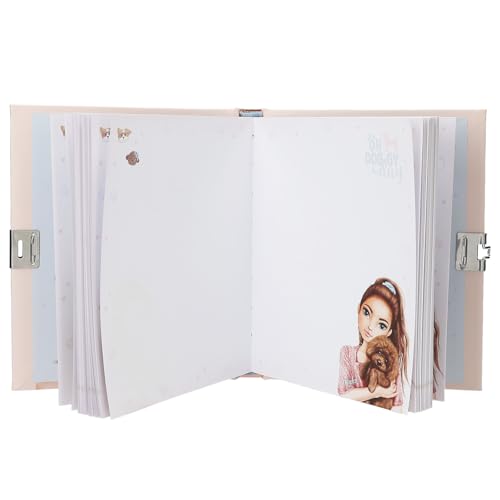 TOPModel Journal Intime à Cadenas Cœur Rose - 192 Pages Illustrées pour Filles