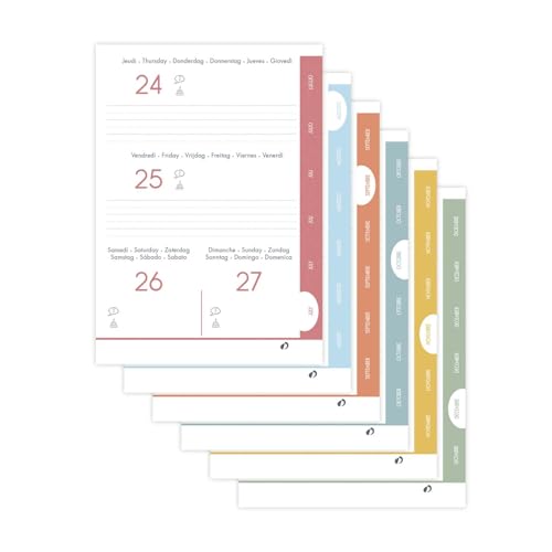 Agenda Scolaire 2025-2026 Quo Vadis : Journalier, Multilingue, Thème Mignons Animaux, 12 Mois