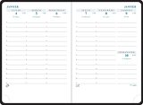 Agenda semainier de poche Exacompta SAS 13 Winner 9x13 cm, Août 2025 - Août 2026, Noir