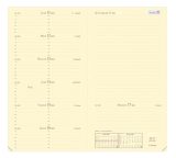 Agenda 2026 Quo Vadis Soho Noir Semainier Horizontal - 13 mois, Papier Clairefontaine