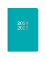 Agenda Scolaire Semainier A5 Letts Dazzle 2024/2025 Turquoise - Planification Intelligente