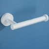 YUET Porte-Rouleau Papier Toilette Mural Rond Acier Inoxydable SUS 304 - Blanc