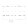 Agenda Quo Vadis Impala 2026-2027 - Semainier Horizontal 16x24 cm Noir