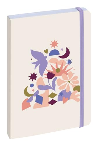 Agenda Journalier Exacompta Forum Work & After Floral 2025-2026 - 10x15cm Bleu