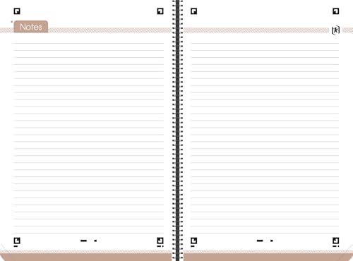 Agenda Oxford Season 12x18cm - 1 Jour par Page, 320 Pages, Septembre 2026 - Septembre 2027