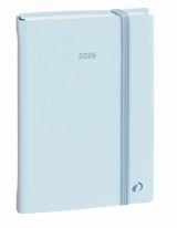 Agenda Quo Vadis 2026 Daily 21 Color Pastel Bleu Clair - Journalier Multilingue 15x21 cm Papier Clairefontaine Rigide