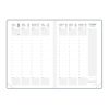 Agenda LECAS Civil Classique 2026 - Semainier 21x27 cm, Couverture Souple Noire Amovible