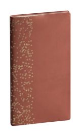 Agenda Semainier de Poche Exacompta Eurotime 16 Amélie 2026 - Format 8,5 x 16 cm - Finition Synthétique Effet Cuir Lisse