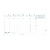 Agenda Exécutif Quo Vadis Toscana 2026 Noir - Semainier Planning 16x16 cm