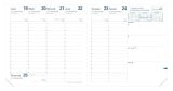 Agenda Exécutif Quo Vadis Colette Rouge 2026 - Semainier Planning 13 mois avec Papier Clairefontaine