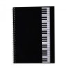 Cahier de Musique à Spirale - 50 Pages - Couverture Kraft Noir - Idéal Compositeurs et Artistes
