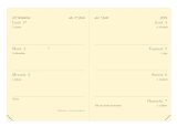 Agenda Quo Vadis 2026 Prestige Semainier Horizontal Soho Noir - Format Mini 7x10cm