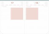 Agenda Quo Vadis 2026 Daily 21 Color Pastel Bleu Clair - Journalier Multilingue 15x21 cm Papier Clairefontaine Rigide