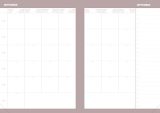 Agenda Quo Vadis 2027 Journalier 15x21 cm Pastel Rose - Organisation Complète